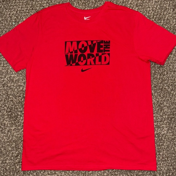 Nike Other - Nike Red Athletic Cut Tee